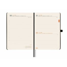 Agenda Finocam MÍNIMAL TEXTURA Noir 11,8 x 16,8 cm 2026