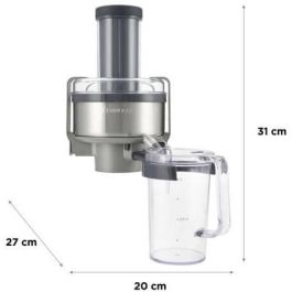 Kenwood AT641 Accessoire presse-agrumes en acier inoxydable gris - Dimensions 200 x 310 x 270 mm