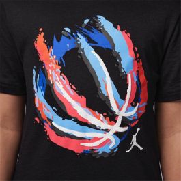 T shirt à manches courtes Enfant Jordan Jdb Bball Fire Ss Noir
