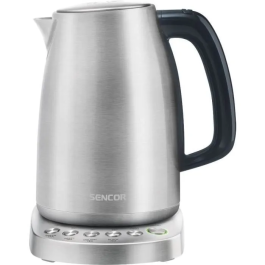 Sencor Bouilloire électrique SWK 1796SS, 1,7 L, 2200 W, acier inoxydable, 5 températures et maintien au chaud Precio: 78.996. SKU: B12KX32XGW