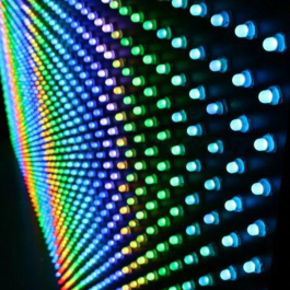 Pixel LED 0.1W 2Lm Jaune 12mm 5V Epistar (Chaîne de 50 Unités) 50.000H [DE-PIX-12-Y]