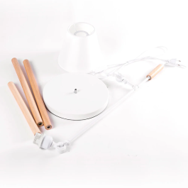 Lampe sur pied Aaron SKD-F005-B, design nordique, finition de qualité, pour ampoule E27