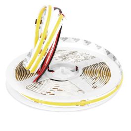 HERRAJES ALK Ruban LED COB 336 LEDs/Mètre, 8W/Mètre, 24V DC, 5 Mètres, IP20, Lumière Chaude 2700K, Réf. 859.144 Precio: 28.5. SKU: B16REA73L5