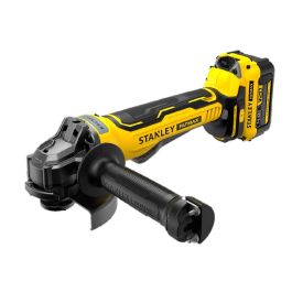 Stanley Fatmax SFMCG700M2K-QW Meuleuse d'angle sans fil 18 V 125 mm sans balais avec 2 batteries 4 Ah et chargeur 2 A