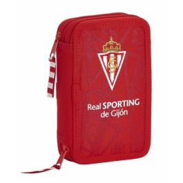 Plumier double Real Sporting de Gijón Rouge 12.5 x 19.5 x 4 cm (28 Pièces) Precio: 17.8899996. SKU: S4300229
