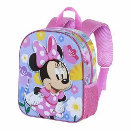 Cartable 3D avec roulettes Minnie Mouse Spring Rose