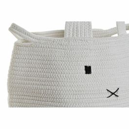 Lot de paniers DKD Home Decor Blanc Enfant Animal 35 x 35 x 49 cm