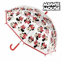 Parapluie Bulle Minnie Mouse 2400-0512 Rouge 100 % POE 45 cm