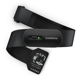 Garmin HRM 200 - Ceinture cardiofréquencemètre avec Bluetooth pour sports - Taille M à XL - Autonomie 1 an - Compatible montres et applications