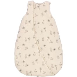 Douillette naissance - CANDIDE - 70 cm - 3/9 mois - Blanc imprimé lange tigre