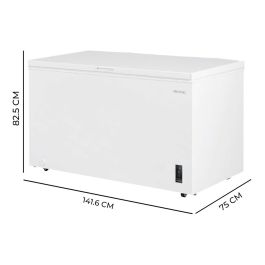 Congélateur Cecotec Bolero CoolMarket Chest 418P 418 L Blanc D