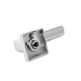 SYSTEM Manivela Gamma Zamak Chrome 14cm