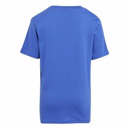 T shirt à manches courtes Enfant Adidas 3S Tib Bleu