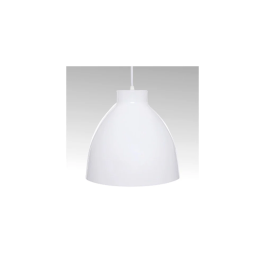 Lampe suspendue Adelyn SKD-P004-B Blanc ou Noir Design Industriel Métal/PVC E27 Compatible LED