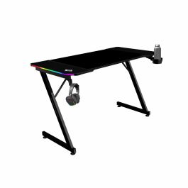 Bureau Gaming Mars Gaming ESCRITORIO ERGO RGB Noir 120 x 60 cm