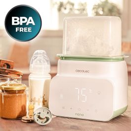 Cecotec Chauffe-biberon double Nana BabyCare blanc avec 4 modes et stérilisateur
