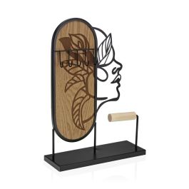 Porte-bijoux Versa M Noir Métal 7,5 x 27 x 20,5 cm