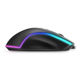 Souris Gaming avec LED Krom NXKROMKEOS Noir 6400 dpi
