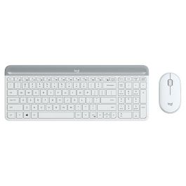 Logitech Ensemble Clavier et Souris Sans Fil MK470 AZERTY Blanc
