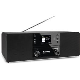 TechniSat DigitRadio 370 CD BT Radio numérique avec DAB+, FM, Bluetooth, port USB, écran TFT 2.4", horloge et réveil - Noir