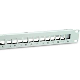 Equip Patchpanel 24x Cat6A 19" FTP 1HE Keystone Montage ws