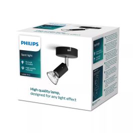 Lumière Philips limbali Noir GU10