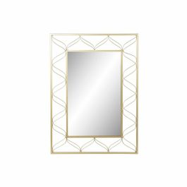 Miroir mural DKD Home Decor Doré 70,5 x 2 x 98 cm