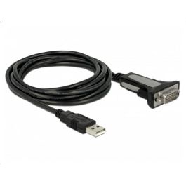 DELOCK Adapter USB 2.0 Typ-A zu 1 x Seriell RS-232 DB9 3 m