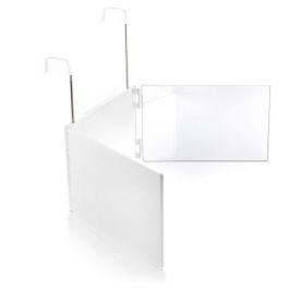 InnovaGoods Miroir de maquillage éclairé Miroir de salle de bain avec design pliant et vue