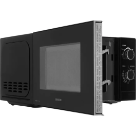 Sencor SMW 1719BK - Micro-ondes 20 L - 700 W - Noir - Intérieur en émail - 5 niveaux - Minuterie 35 min