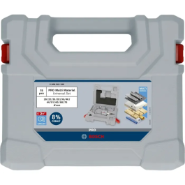 Bosch Professional - Coffret scies trépans PRO Multi Material 15 pièces (20-76 mm) pour perceuses et visseuses - Réf. PRO Multi Material