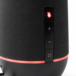 Owl Labs Meeting Owl 4+ - Caméra de vidéoconférence intelligente 4K 360° avec micro et haut-parleur - Certifié Microsoft Teams - Charbon de bois