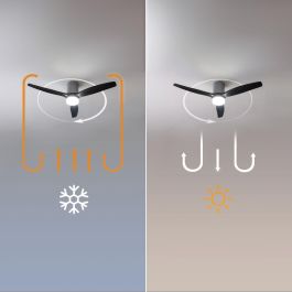 Ventilateur de Plafond avec Lumière Cecotec EnergySilence Aero 5600 20 W 40 W Noir Métal