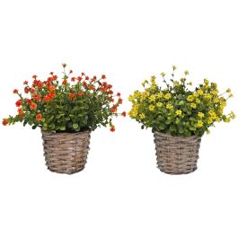 Plante décorative Versa Fer Textile Plastique 16 x 21 cm