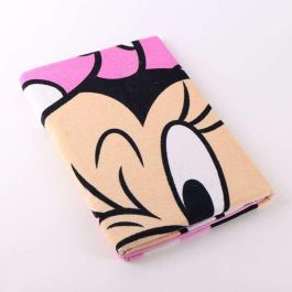 Serviette de plage Minnie Mouse Rose 70 x 140 cm
