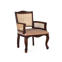 GINER Y COLOMER - Classic Canapé en Bois d'Acacia avec Détails Artisanaux, Tissu Clair, Pieds Cabriolés - Style Traditionnel et Confortable Precio: 575.988. SKU: B18H2CN8T9