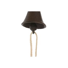 Cloche Home ESPRIT Marron Noir Corde Fer 14,5 x 7,5 x 18,5 cm
