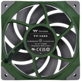Thermaltake TOUGHFAN 12 - Ventilateur pour radiateur 120 mm à haute pression statique, 9 pales, 500-2000 tr/min, 4 broches, Vert Racing Green