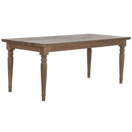 Table de Salle à Manger Home ESPRIT bois de teck 200 x 90 x 78 cm