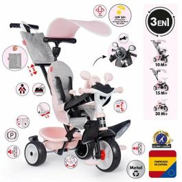 Smoby Tricycle Baby Driver Rose SMO741504