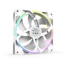 Be Quiet! Light Wings Ventilateur PC 140 mm PWM Blanc ARGB - Pack de 3, 1500 tr/min, 95.14 m³/h