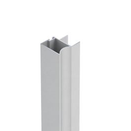 HERRAJES ALK Profil Tirador AR16, L. 2,60m, Aluminium Argent Mat, Épaisseur 16mm, Lugano-Bond, Set de 2