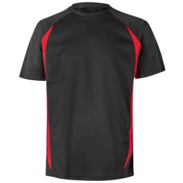 Velilla T-shirt Technique Calpi Noir-Rouge Taille L