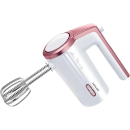 Sencor SHM 9000WH Batteur électrique sans fil avec batterie Li-ion, 3 vitesses, 3 fouets (fouet acier inoxydable), fonctionnement silencieux, indicateur de charge LED