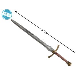 Sword Viking Épée Longue de Guerrier Nordique avec Pommeau Doré - 97 cm - Costume Fantaisie Cosplay Precio: 3.972. SKU: B177QEF9ME