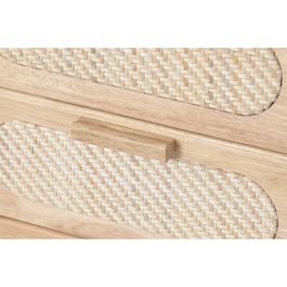 Caisson à Tiroirs Home ESPRIT Naturel Métal Bois d'hévéa 40 x 30 x 63 cm