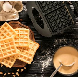 Little Balance Gaufrier Happy Waffles Revêtement antiadhésif sans PFAS 750 W LIT3760240788201