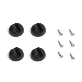 Emuca Lot de 4 pieds Hairpin de 3 fils par table, hauteur 710mm, Acier, Peint en blanc