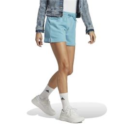 Short de Sport pour Femme Adidas Linear Cyan clair