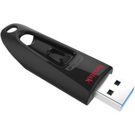 SanDisk Ultra - Clé USB Type-A, 256 Go, Noir, USB 3.2 Gen 1 (100 Mo/s) - Protection par mot de passe 128-bit AES et SanDisk SecureAccess